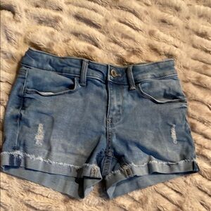 SO Blue Jean Shorts with Rolled Hems